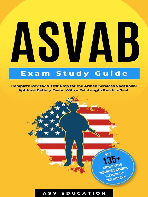 Cover image for ASVAB Exam Study Guide--Complete Review & Test Prep for the Armed Services Vocational Aptitude Battery Exam